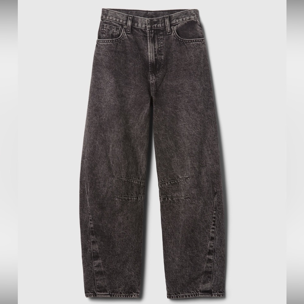 NWT Gap High Rise Horseshoe Jean - Black